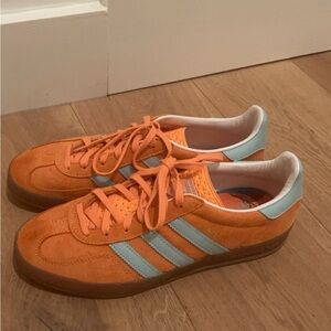 samba indoor orange/mint adidas sneakers